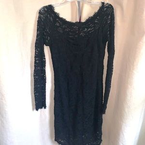 Black lace LBD